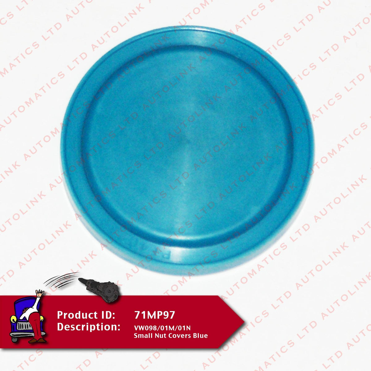 VW098/01M/01N Small Nut Covers Blue