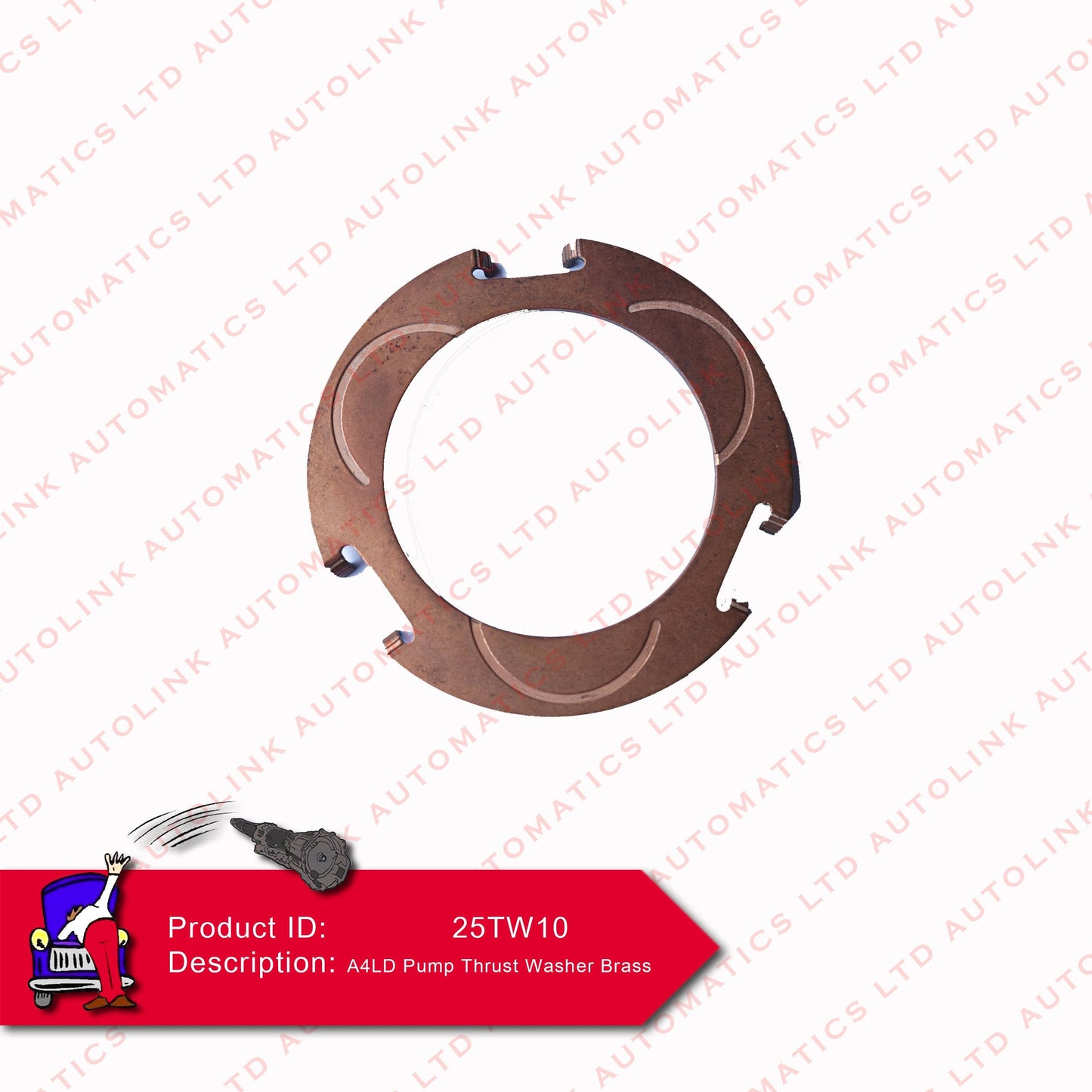 A4LD Pump Thrust Washer Brass