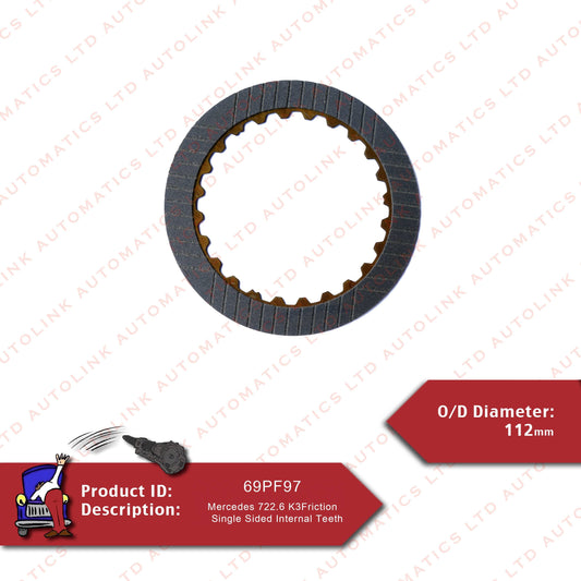 Mercedes 722.6 K3 Friction Single Sided Internal Teeth