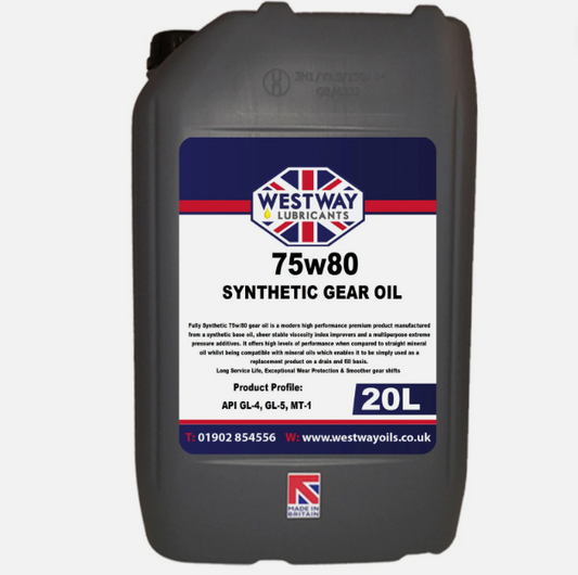 75/80 Gear Oil 20 Litres