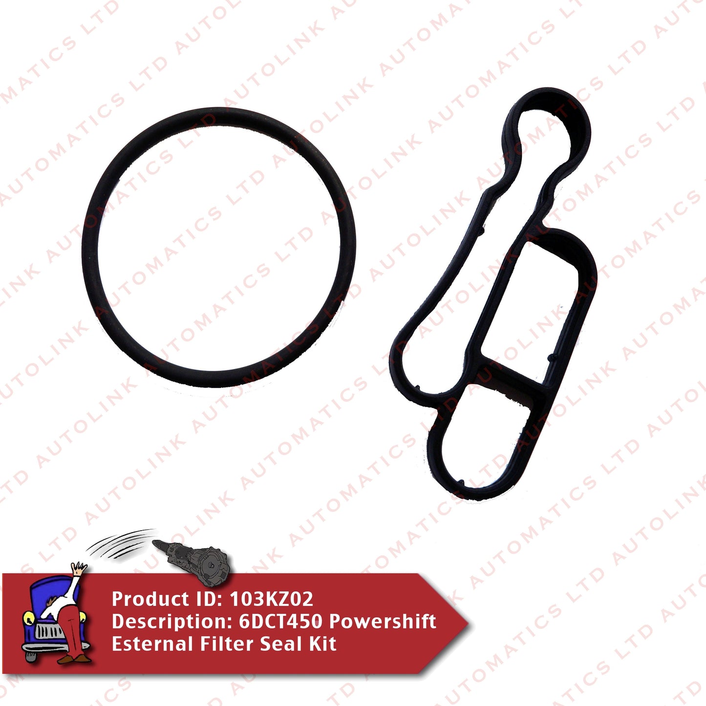 6DCT450 Powershift External Filter Seal Kit