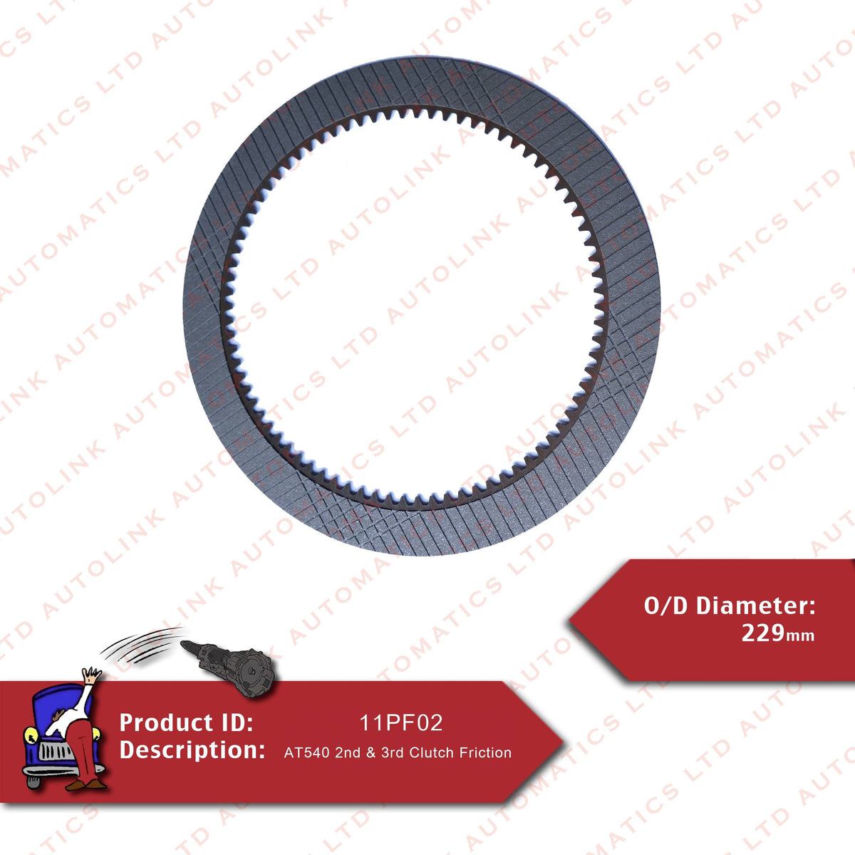 AT540 2nd & 3rd Clutch Friction
