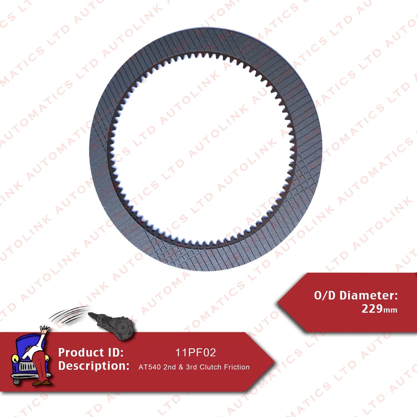 AT540 2nd & 3rd Clutch Friction
