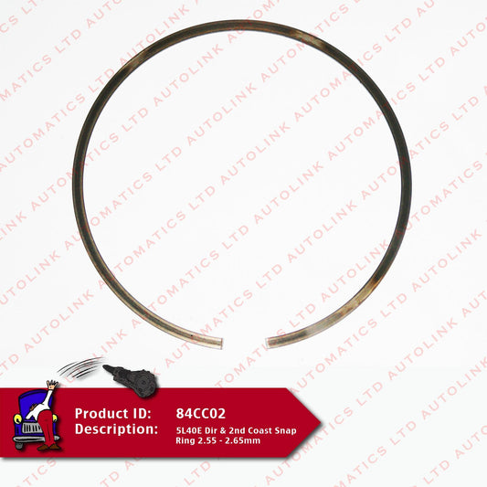 5L40E Dir & 2nd Coast Snap Ring 2.55 - 2.65mm