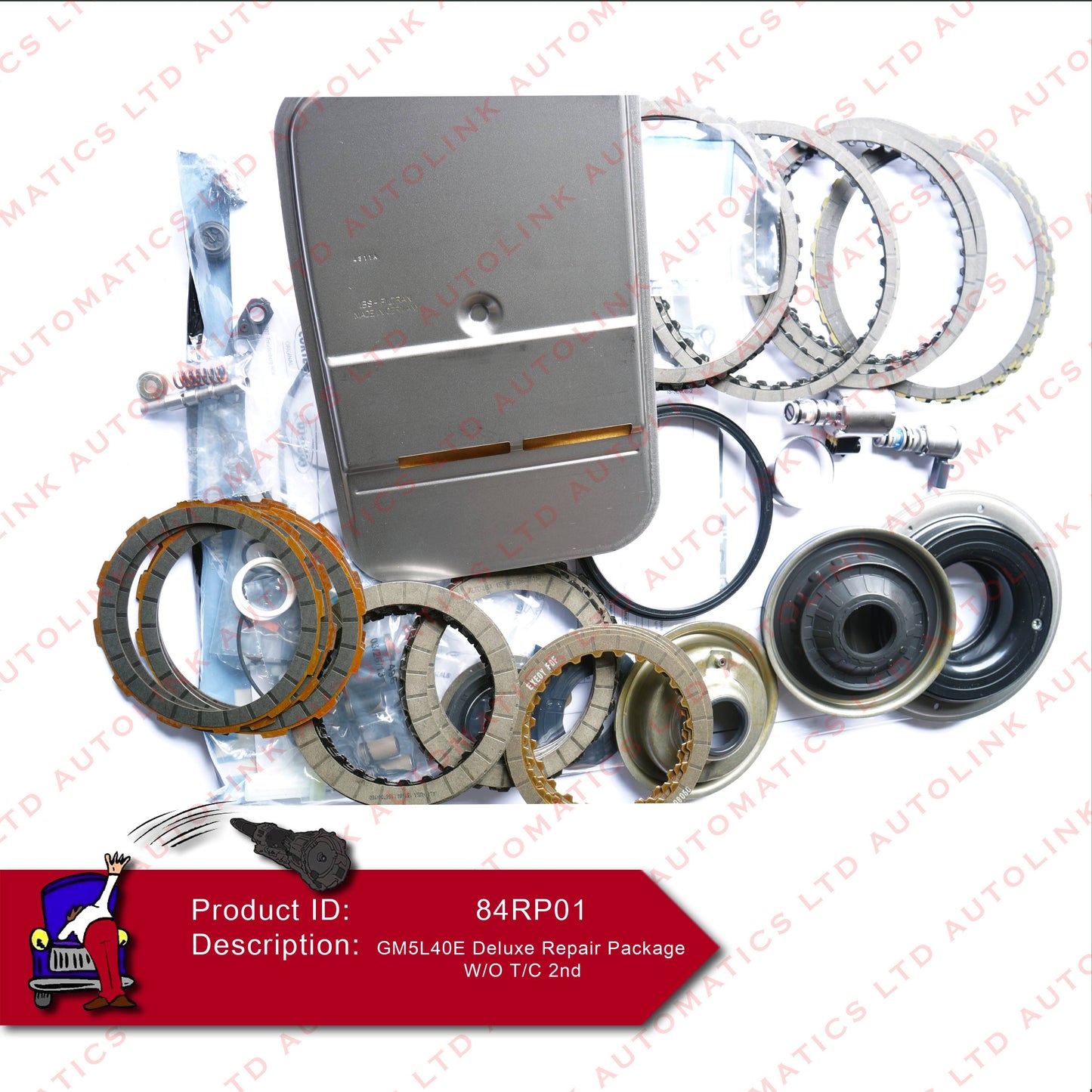 GM5L40E Deluxe Repair Package W/O T/C 2wd