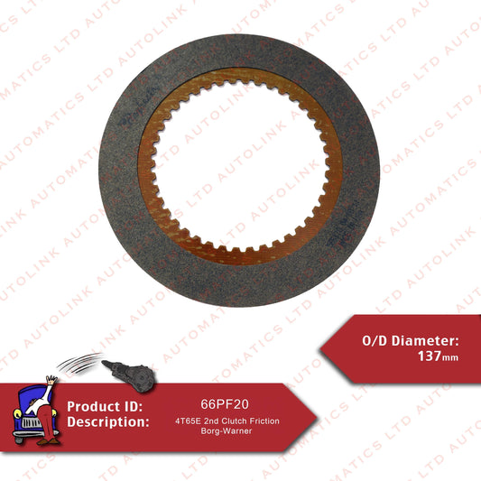 4T65E 2nd Clutch Friction Borg-Warner