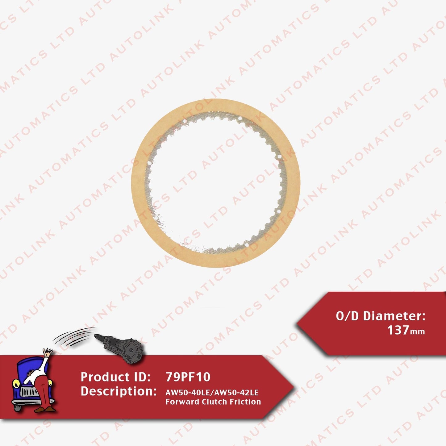 AW50-40LE/AW50-42LE Forward Clutch Friction