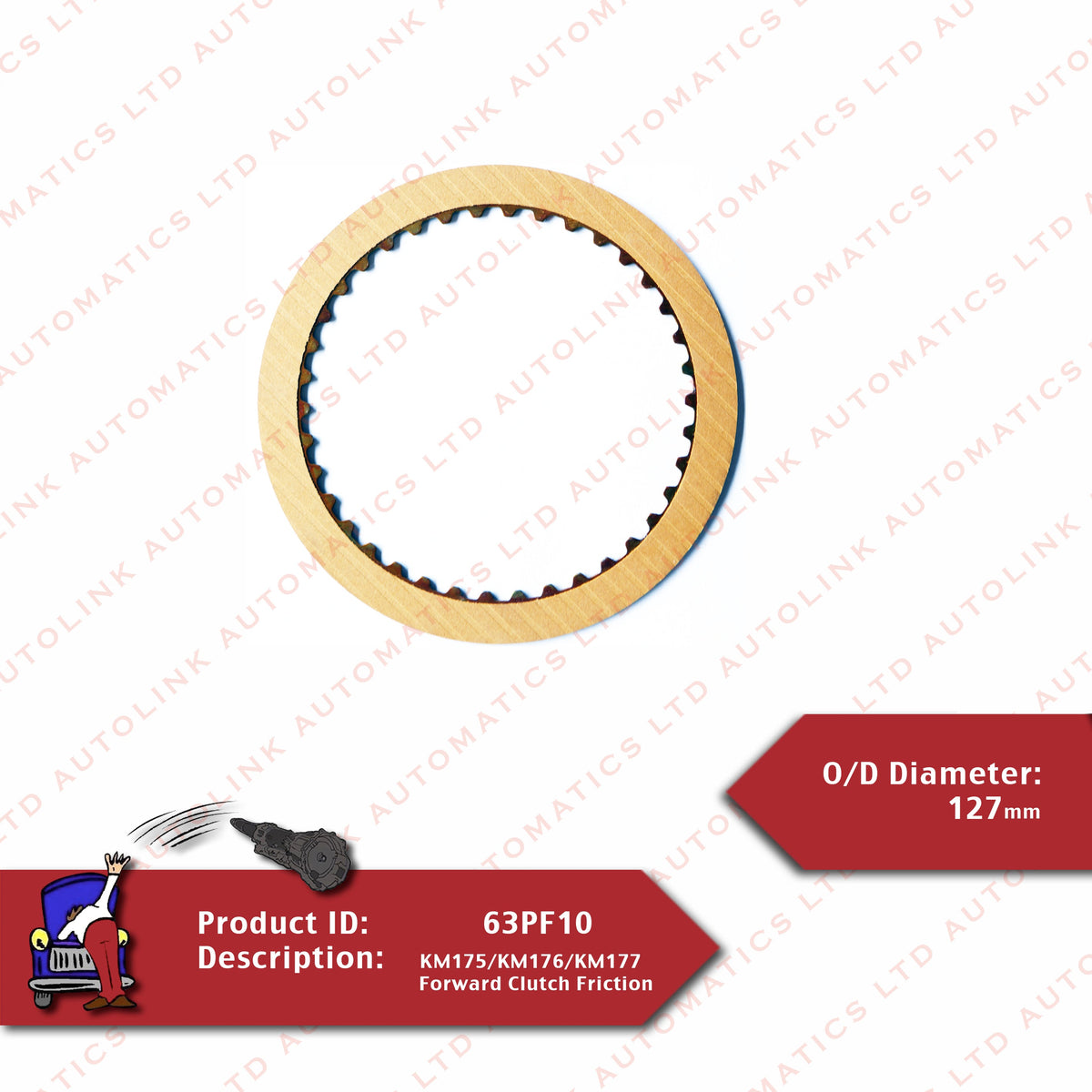 KM175/KM176/KM177 Forward Clutch Friction