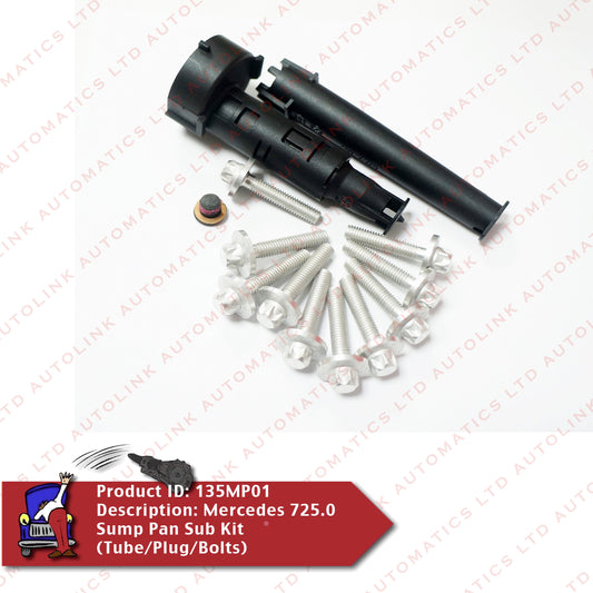Mercedes 725.0 Sump Pan Sub Kit (Tube/Plug/Bolts)