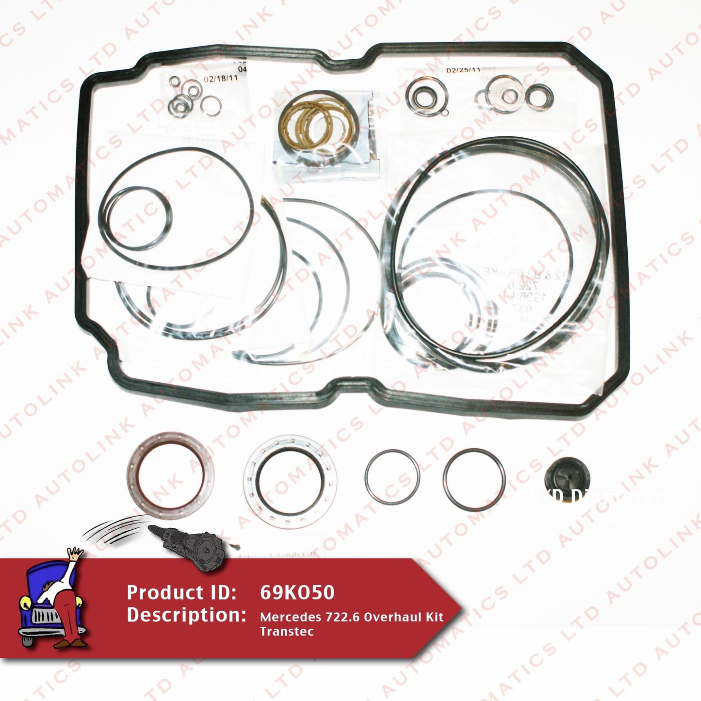 Mercedes 722.6 Overhaul Kit Transtec