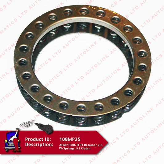 AF40/TF80/TF81 Retainer kit, W/Springs, K1 Clutch