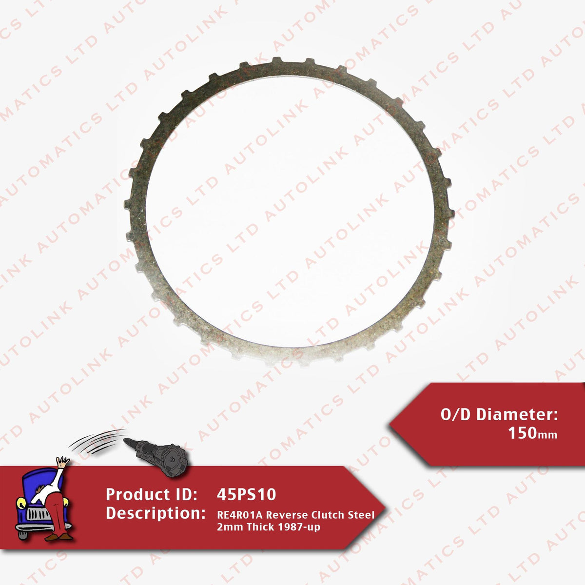 RE4R01A Reverse Clutch Steel 2mm Thick 1987-up