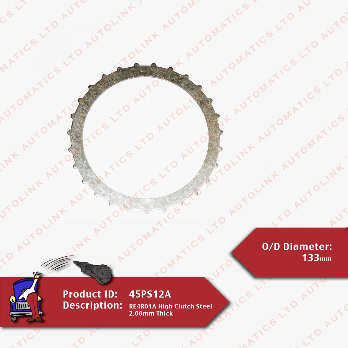RE4R01A High Clutch Steel 2.00mm Thick