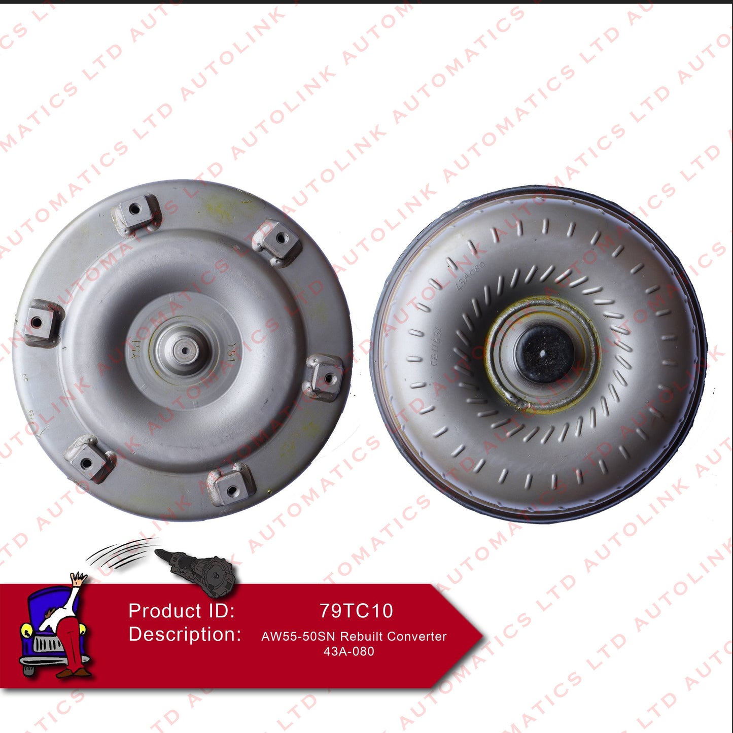 AW55-50SN Rebuilt Converter 43A-080