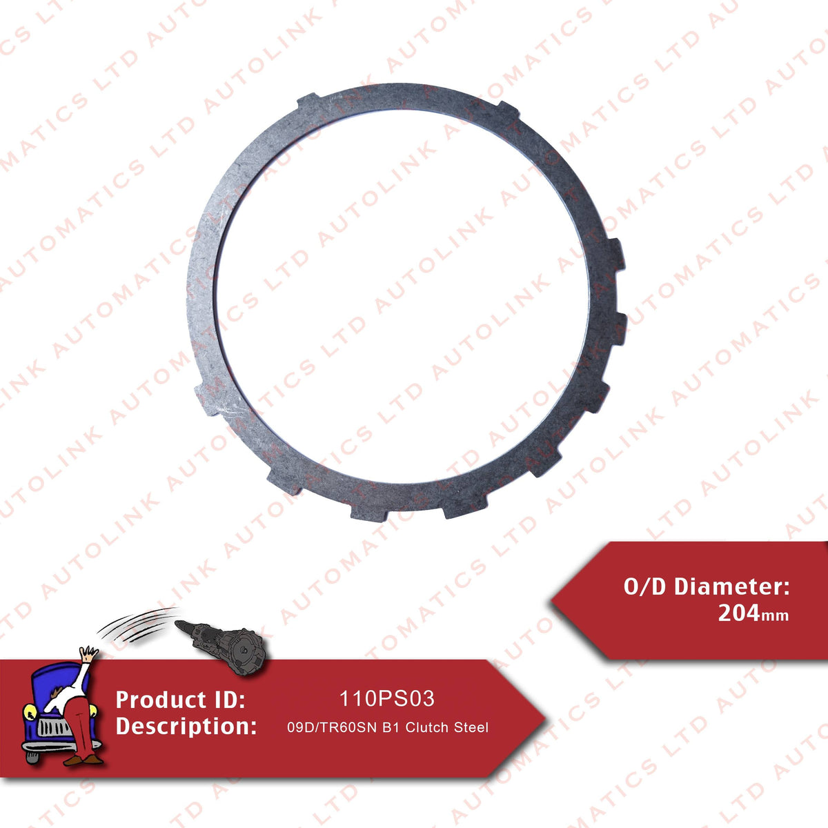 09D/TR60SN B1 Clutch Steel