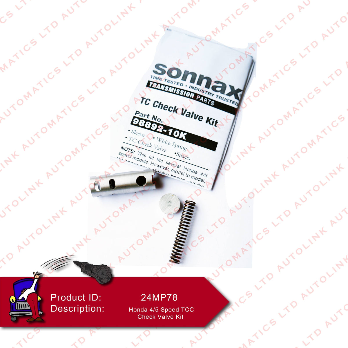 Honda 4/5 Speed TCC Check Valve Kit