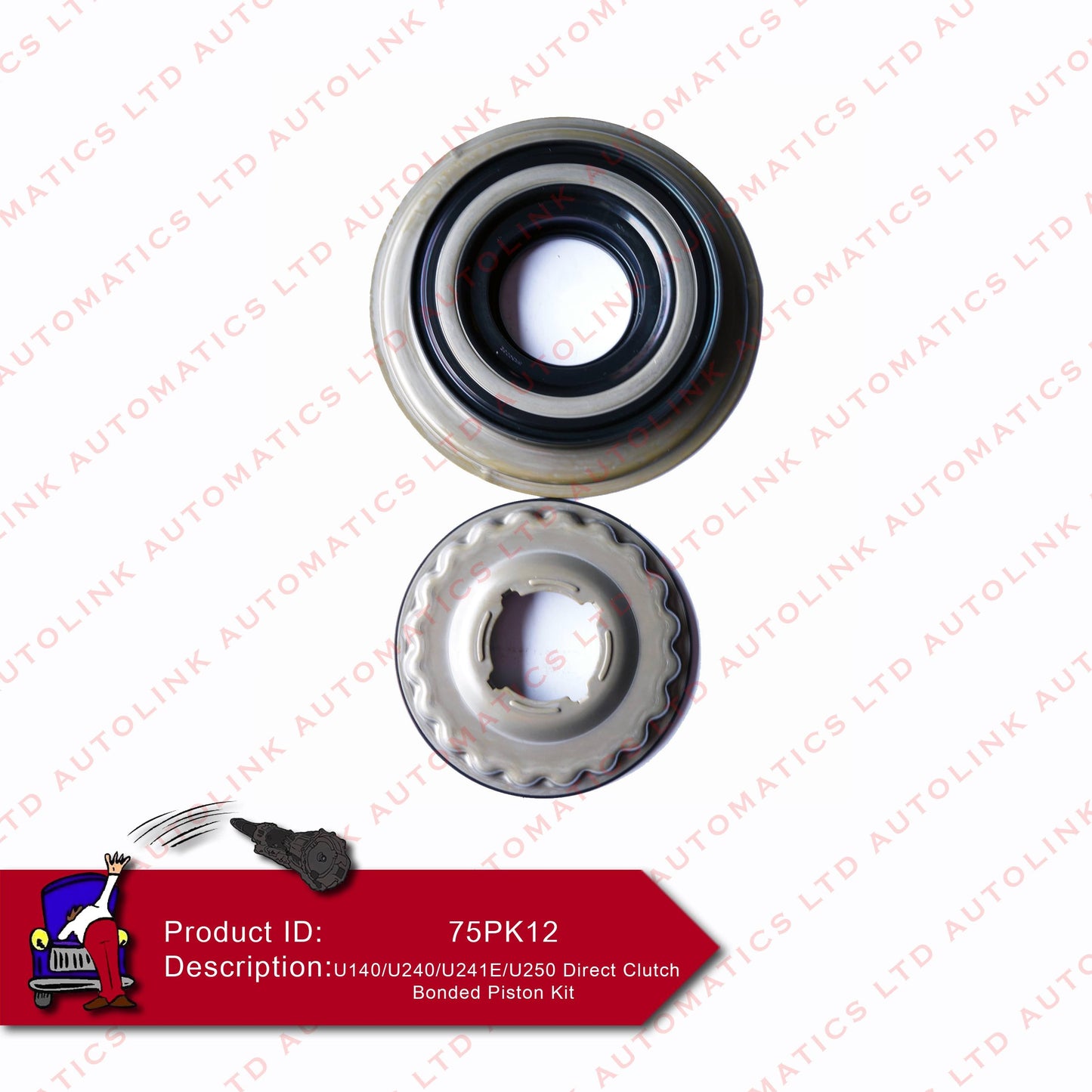 U140/U240/U241E/U250 Direct Clutch Bonded Piston Kit