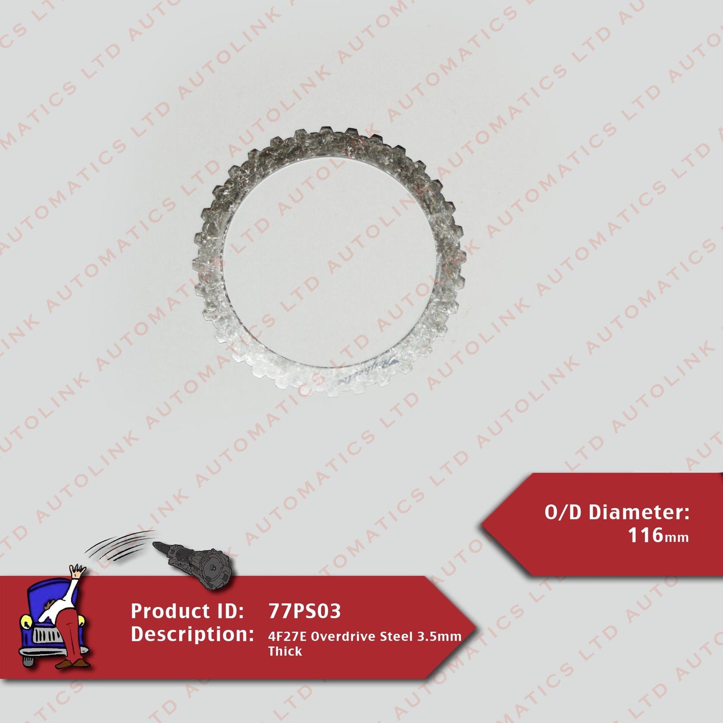 4F27E Overdrive Steel 3.5mm Thick