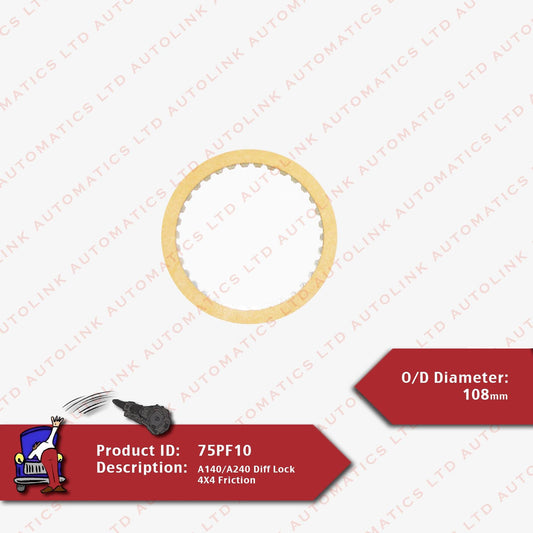 A140/A240 Diff Lock 4X4 Friction