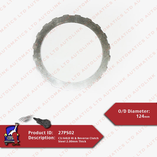 C3/A4LD Hi & Reverse Clutch Steel 2.00mm Thick