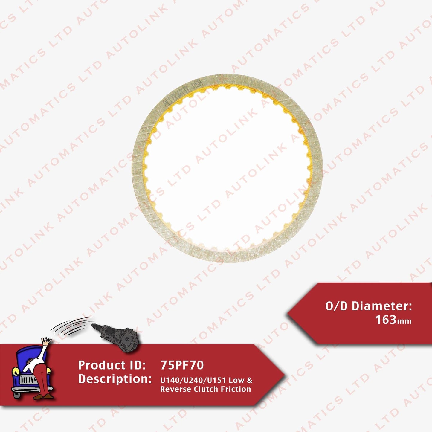U140/U240/U151 Low & Reverse Clutch Friction