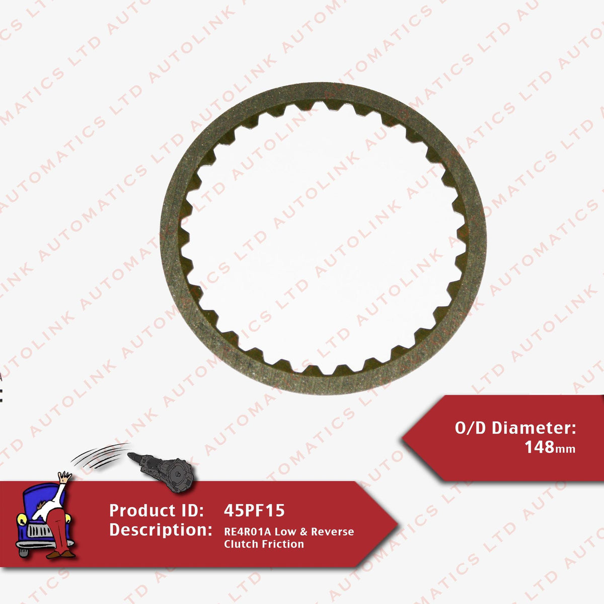 RE4R01A Low & Reverse Clutch Friction