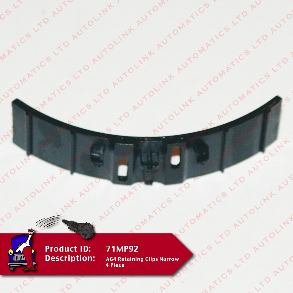 AG4 Retaining Clips Narrow 4 Piece