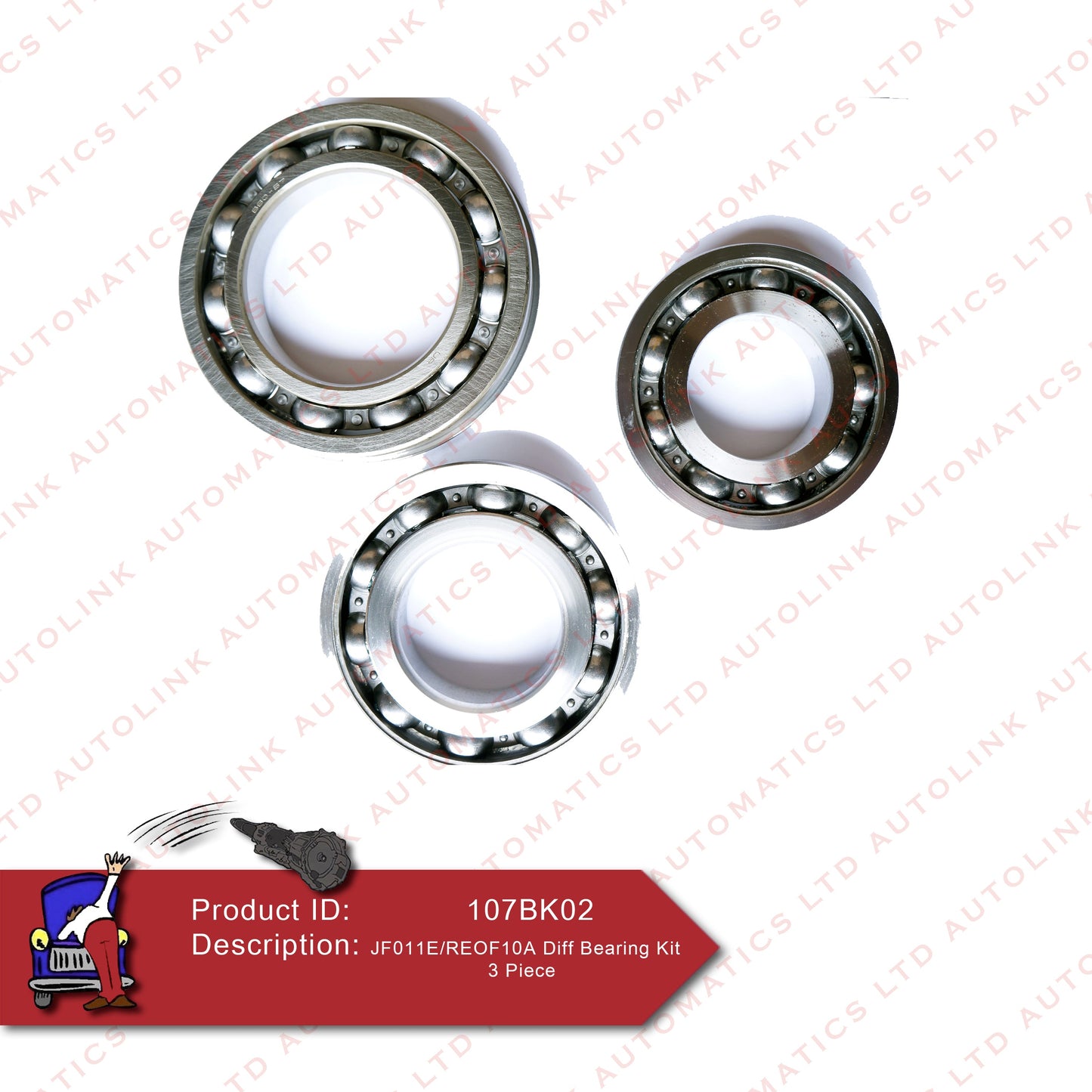 JF011E/REOF10A Pulley Bearing Kit 3 Peices