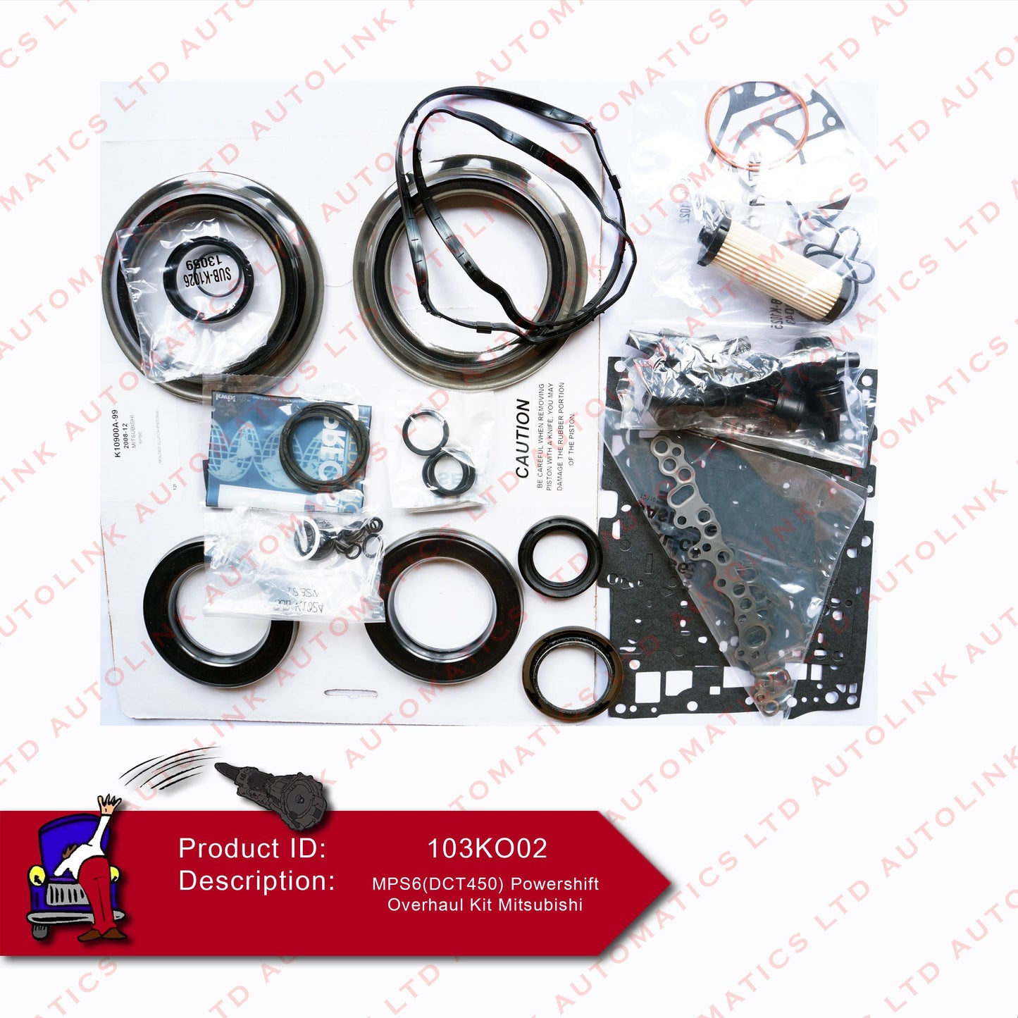 SPS6(DCT470) Powershift Overhaul Kit Mitsubishi