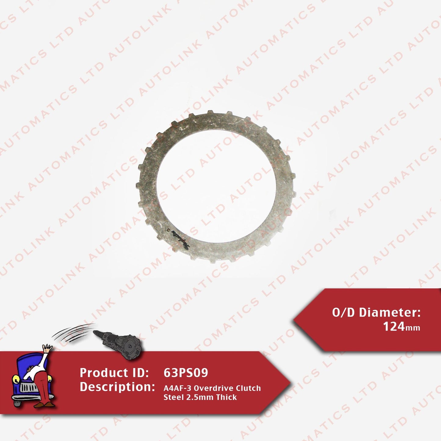 A4AF-3 Overdrive Clutch Steel 2.5mm Thick