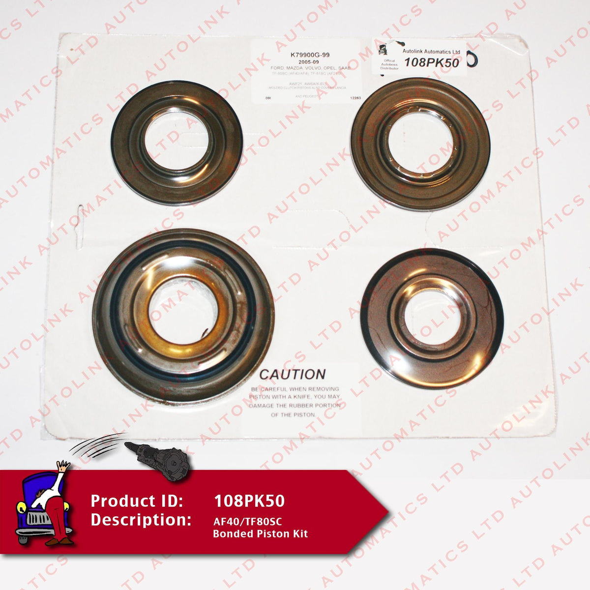AF40/TF80SC Bonded Piston Kit