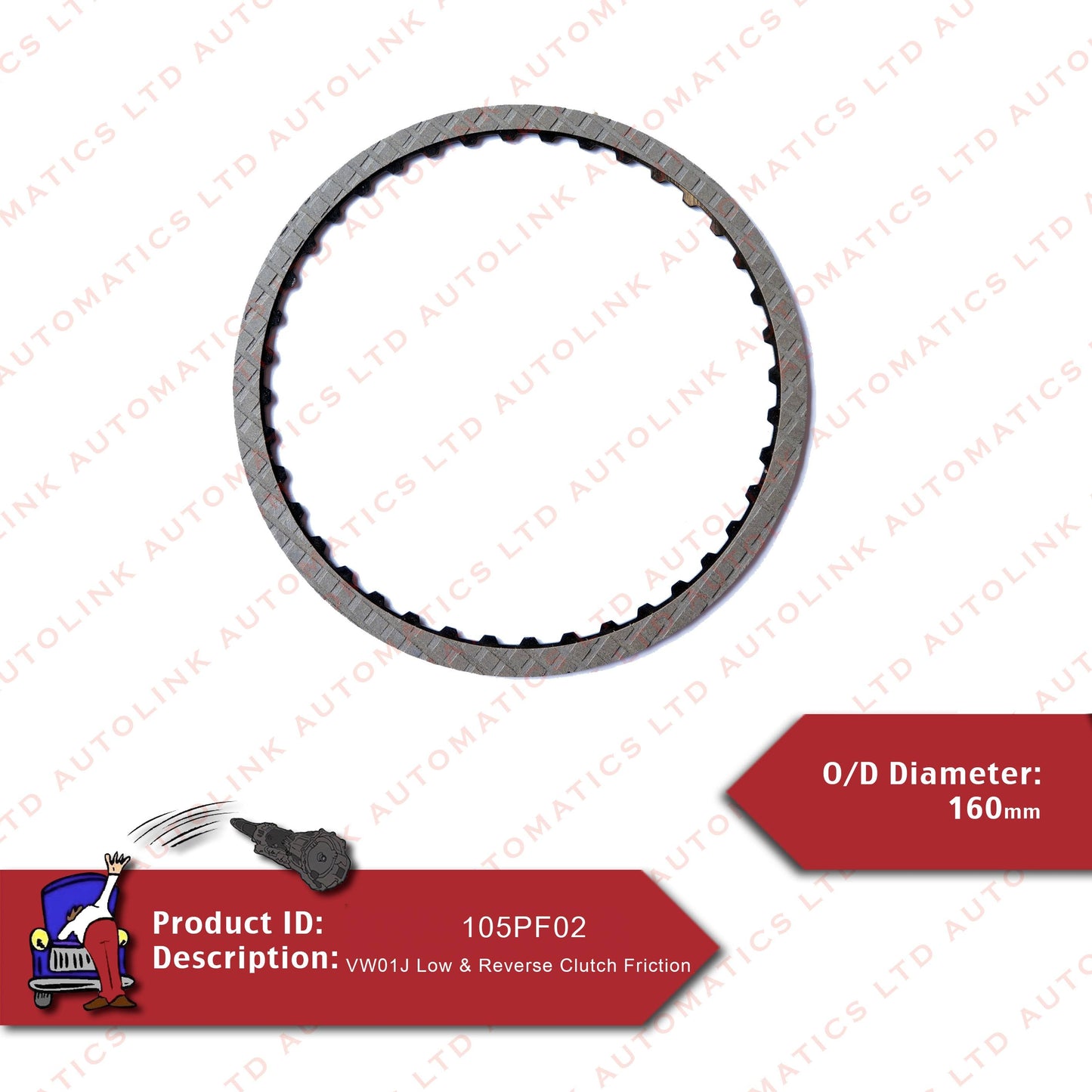 VW01J Low & Reverse Clutch Friction