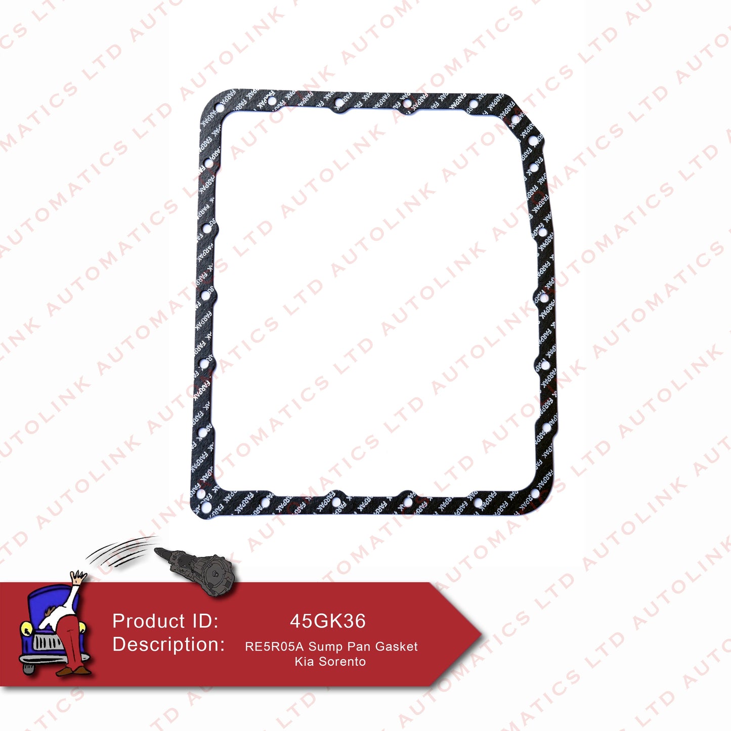 RE5R05A Sump Pan Gasket Kia Sorento