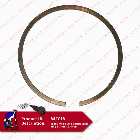 5L40E Fwd & 2nd Clutch Snap Ring 3.7mm - 3.8mm