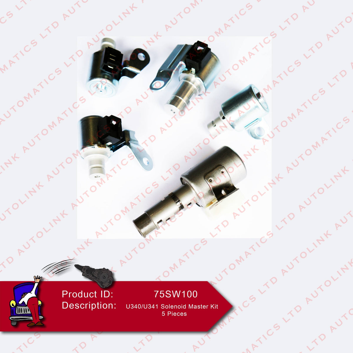U340/U341 Solenoid Master Kit 5 Peices