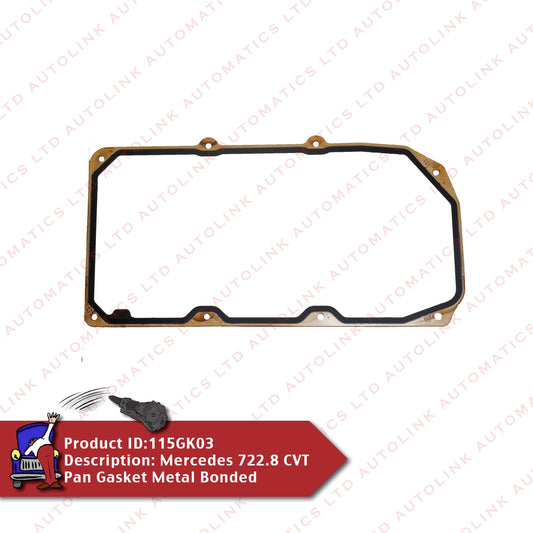 Mercedes 722.8 CVT Pan Gasket Metal Bonded