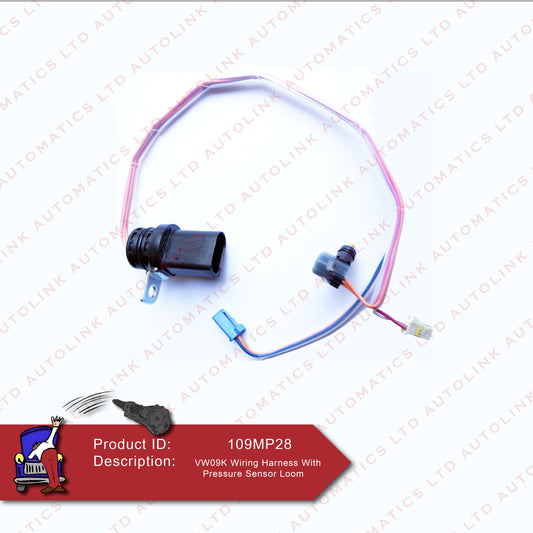 VW09K Wiring Harness With Pressure Sensor Loom