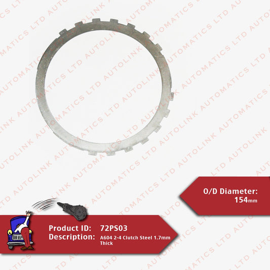 A604 2-4 Clutch Steel 1.7mm Thick