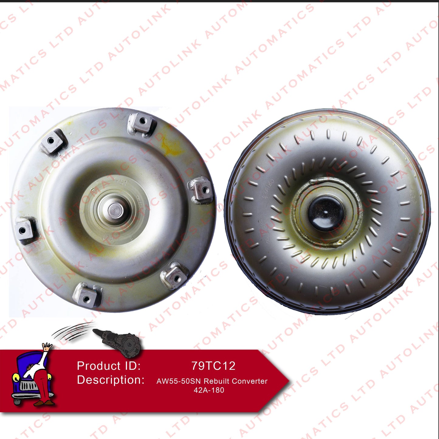 AW55-50SN Rebuilt Converter 43A-180