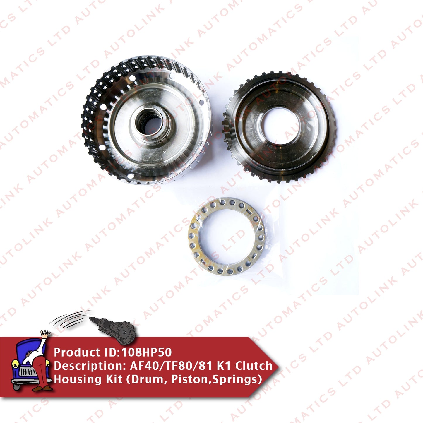 AF40/TF80/81 K1 Clutch Housing Kit (Drum, Piston,Springs)