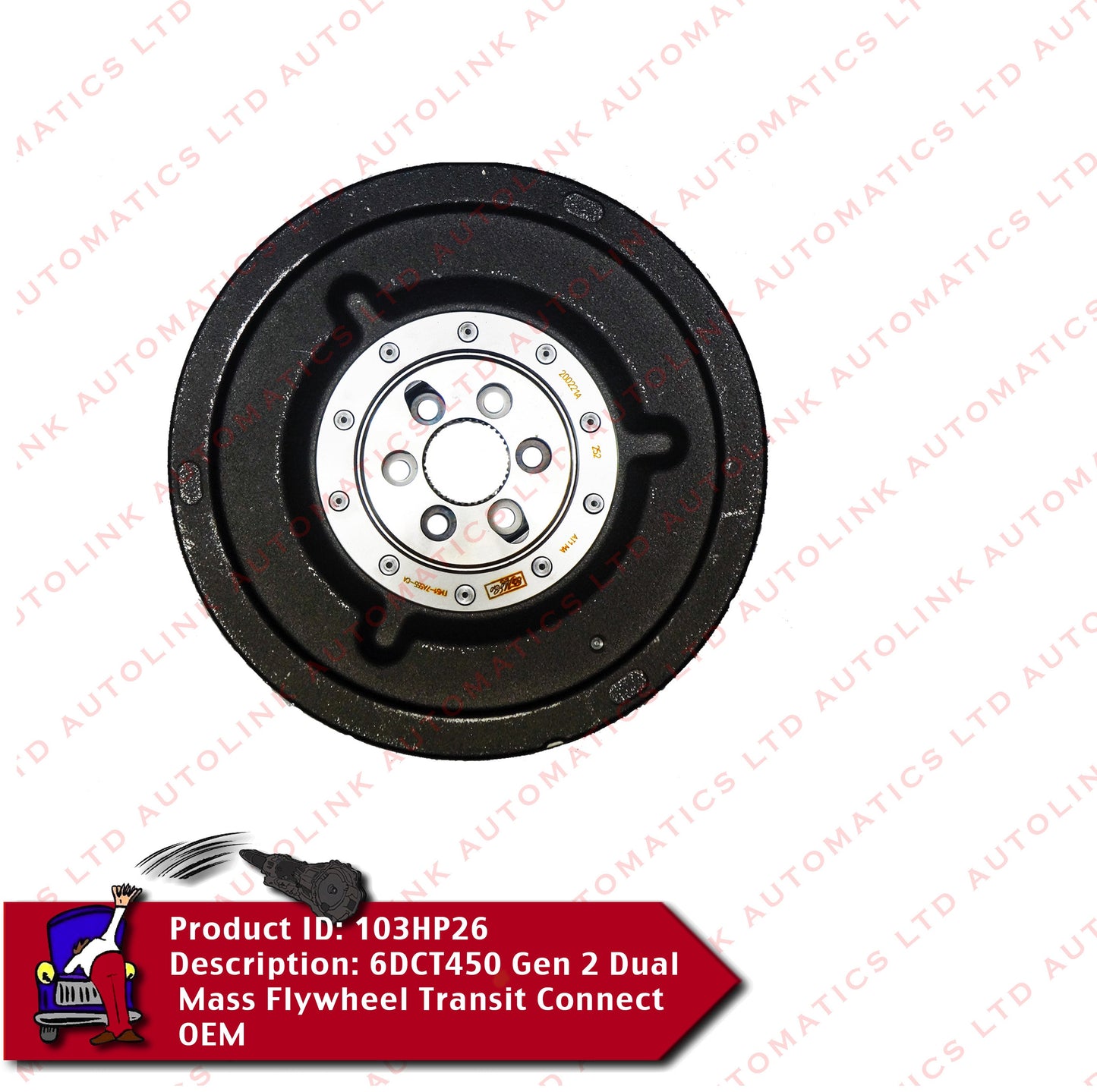 6DCT451 Gen 2 Dual Mass Flywheel Transit Connect 2535115  6366 000 021