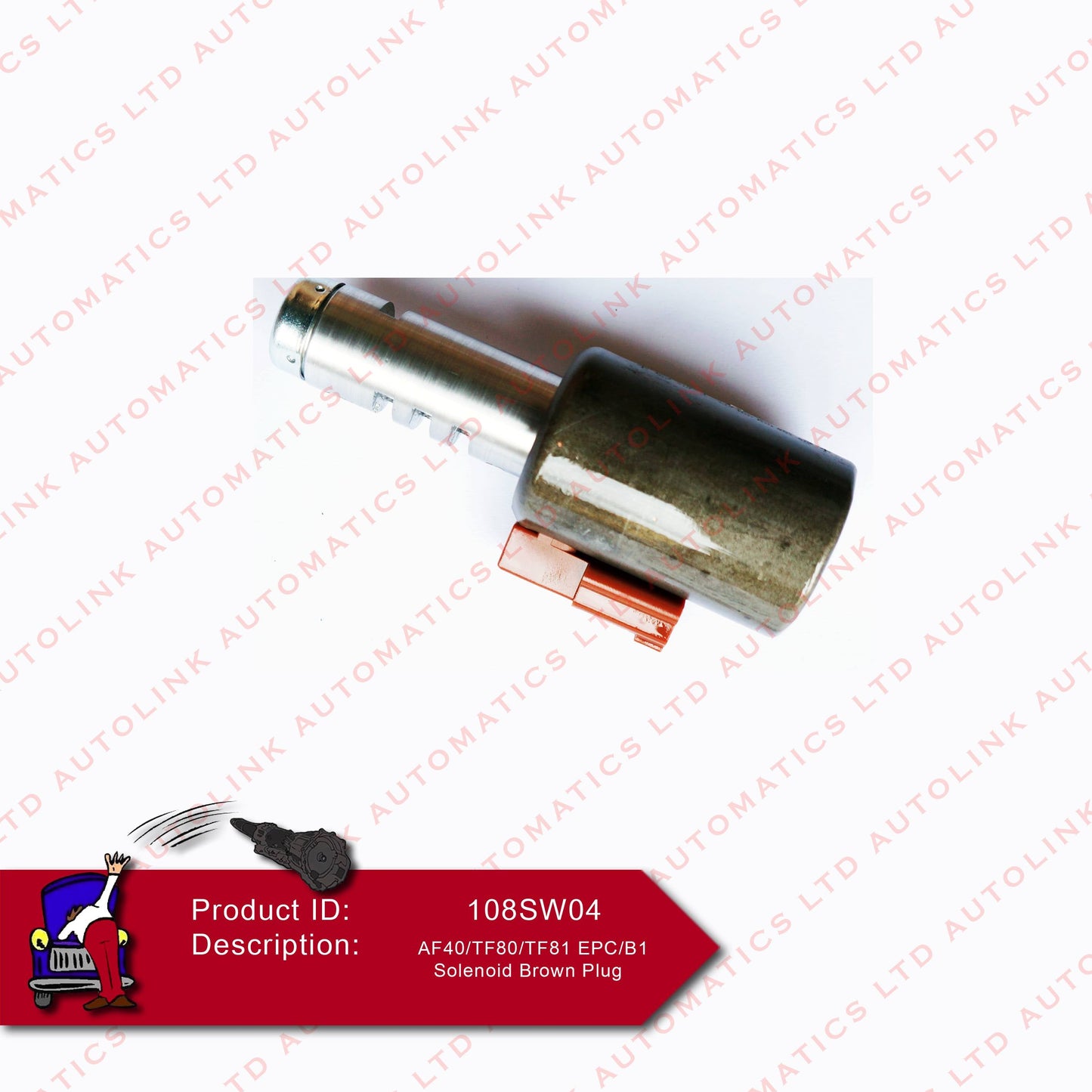 AF40/TF80/TF81 EPC/B1 Solenoid Orange Plug