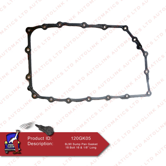 6L90 Sump Pan Gasket 18 Bolt 18 & 1/8" Long
