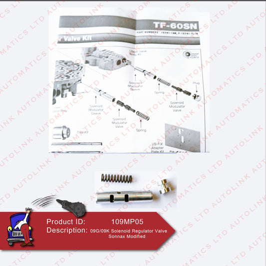 09G/09K Solenoid Regulator Valve Sonnax Modified