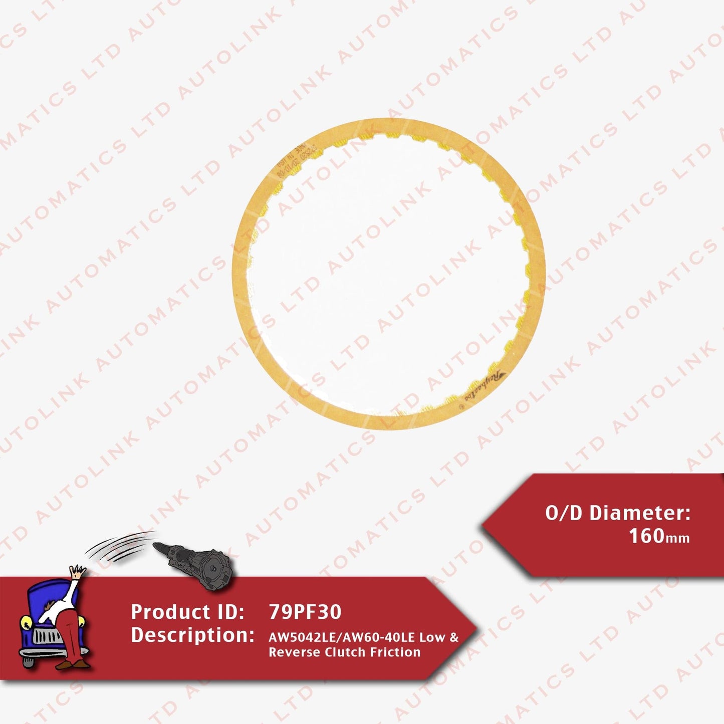 AW5042LE/AW60-40LE Low & Reverse Clutch Friction