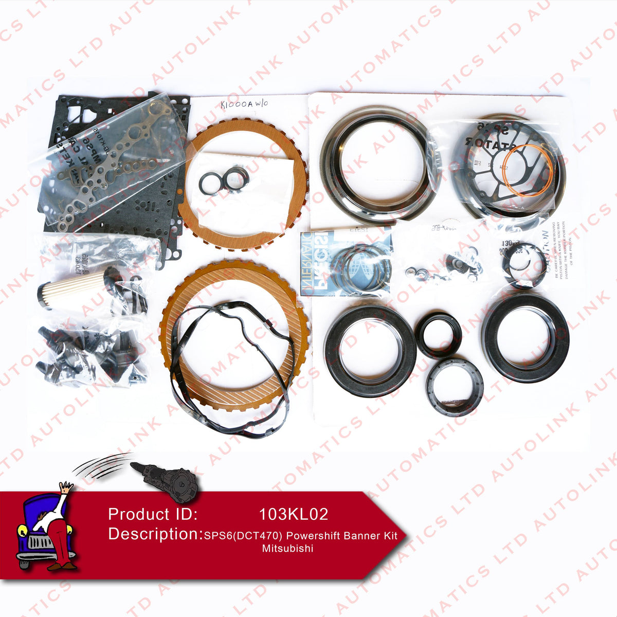 SPS6(DCT470) Powershift Banner Kit Mitsubishi