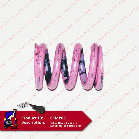 4L60/4L60E 1-2 & 3-4 Accumalator Spring Pink