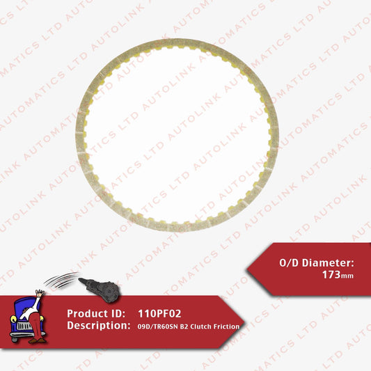 09D/TR60SN B2 Clutch Friction