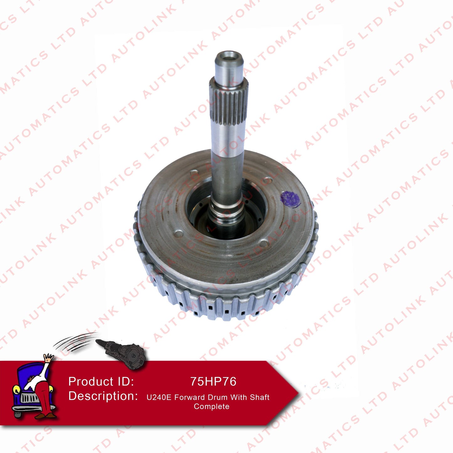 U240E Forward Drum With Shaft Complete
