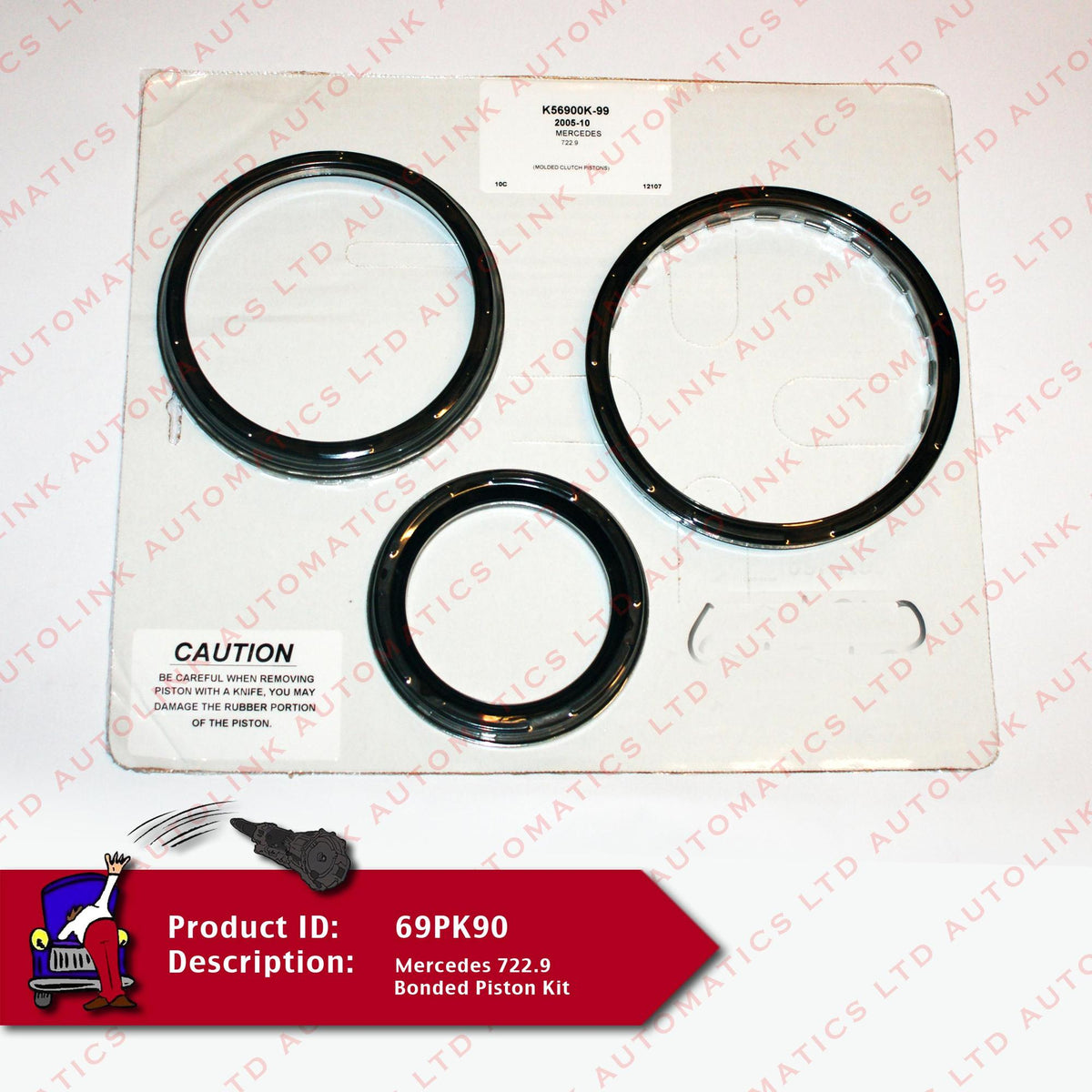 Mercedes 722.9 Bonded Piston Kit